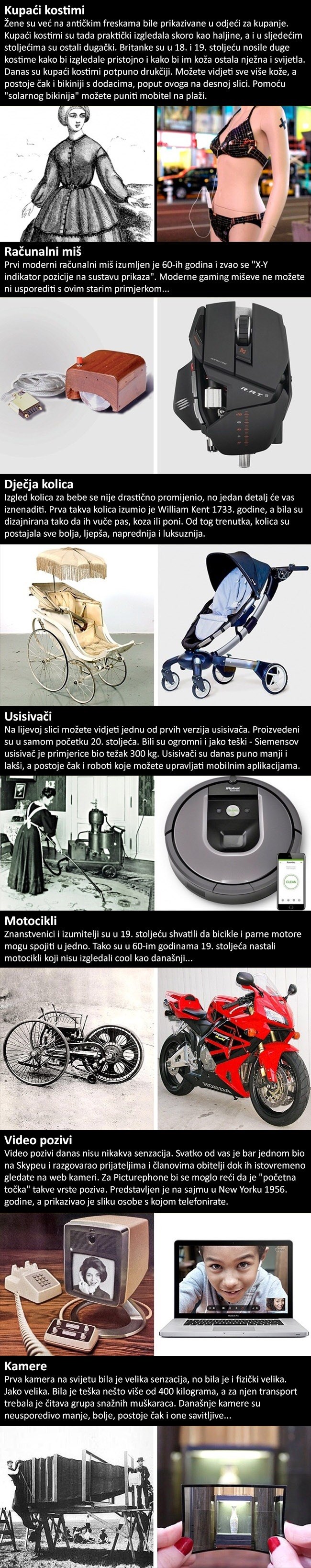 Začudit ćete se kad vidite kako su izgledale prve verzije izuma bez kojih ne možemo zamisliti današnjicu