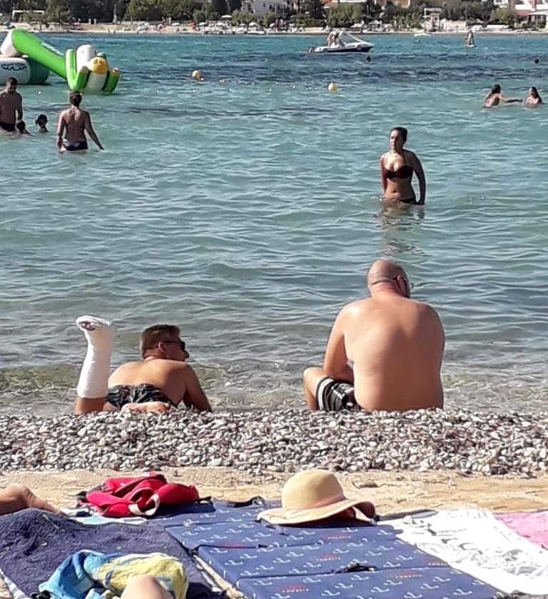 Slomljen došao na plažu u Sukošan: Ovom čovjeku ništa nije moglo dan pokvarit'
