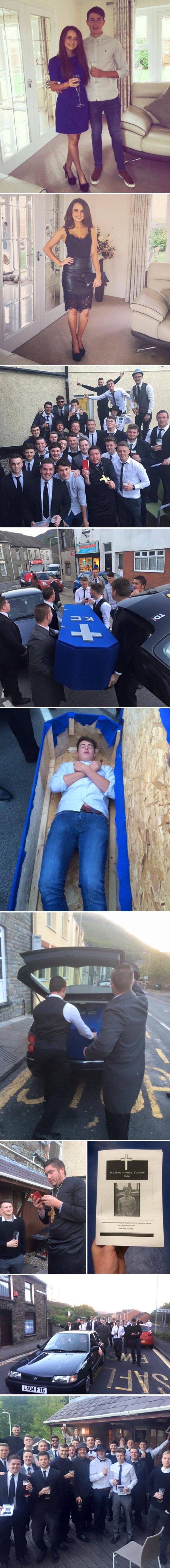 Mladić našao djevojku, prijatelji mu organizirali sprovod jer se nije više družio s njima kao prije