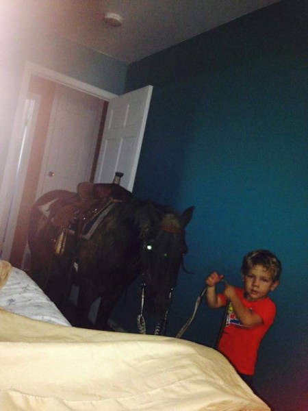 Mama je imala što vidjeti kad joj je sin u spavaću sobu ušao s neočekivanim gostom