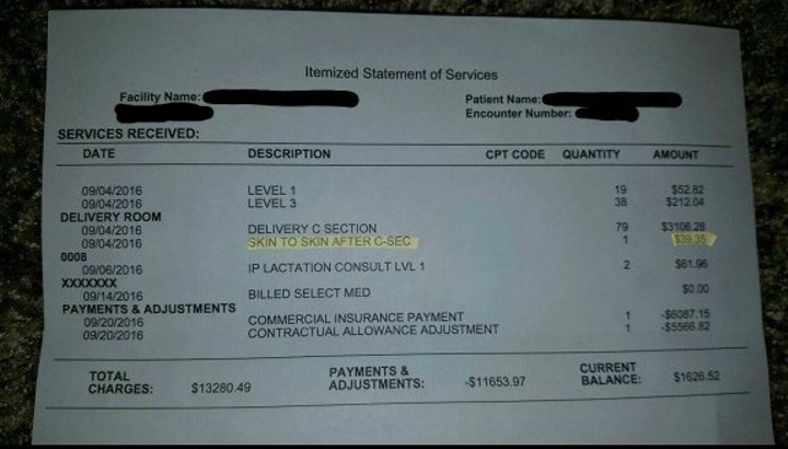 Račun koji je uzburkao javnost: Mami nakon poroda naplatili držanje djeteta!