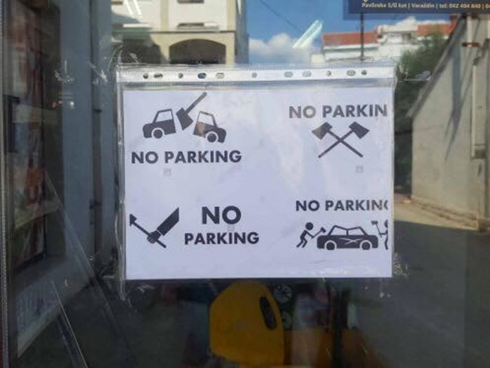 Slika koja govori više od tisuću riječi: Evo što će se dogoditi ako ovdje parkirate automobil