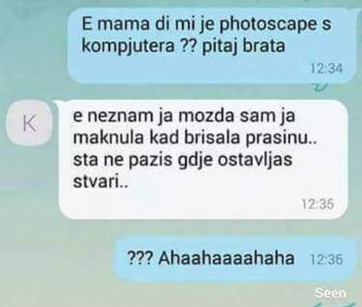 Programi s računala počeli su mu nestajati na misteriozan način, nasmijalo ga je mamino objašnjenje