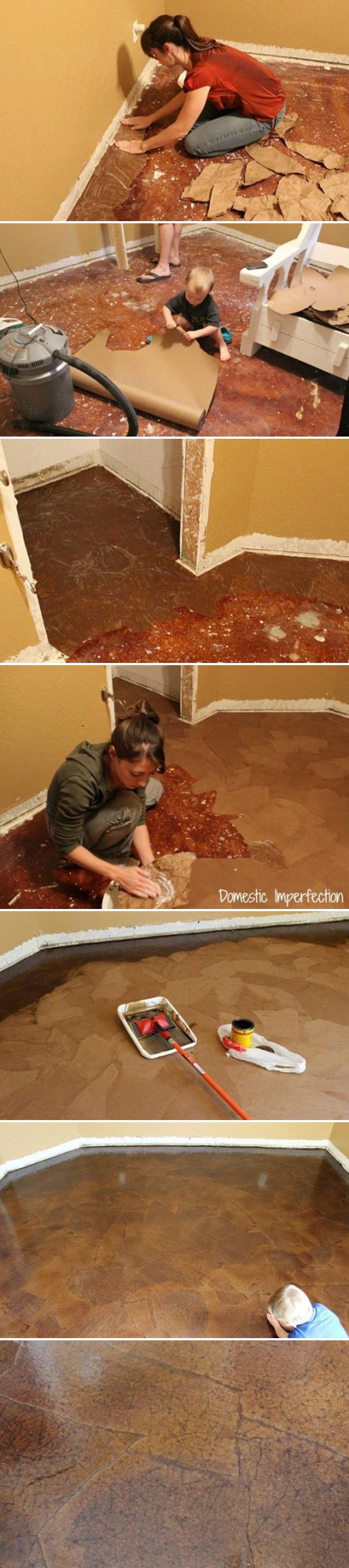 Žena nije htjela plaćati skupi parket pa je odlučila sama renovirati pod na najjeftiniji moguć način