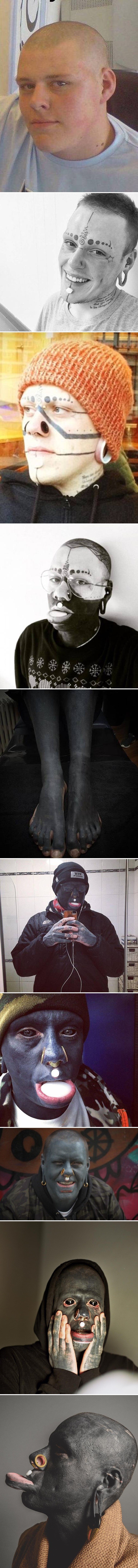 Mladić se pretvorio u hodajuću tetovažu, zgrozit ćete se kada vidite kako danas izgleda