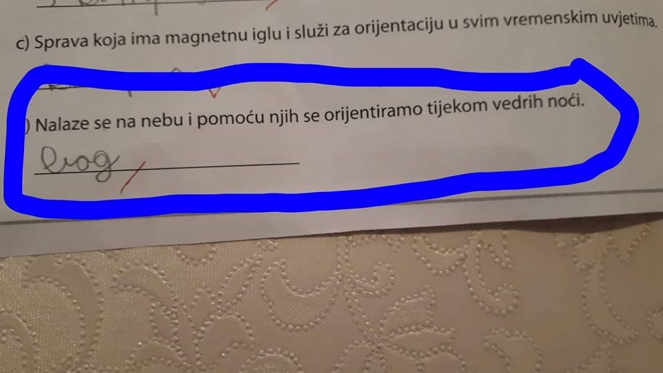 Dijete je netočno odgovorilo na pitanje u testu, neki roditelji će se naljutiti kad vide da odgovor nije priznat