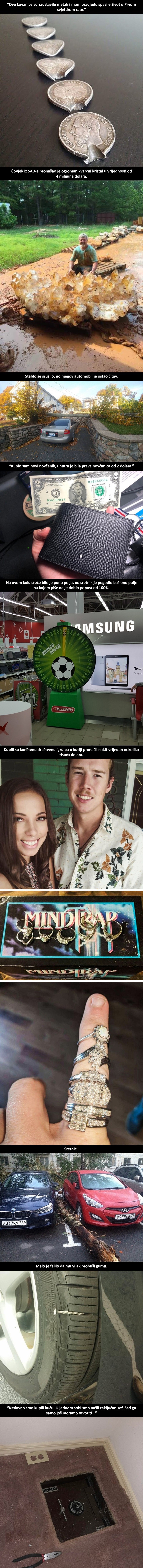 Ovi ljudi su imali veliku dozu sreće kad su to najmanje očekivali, njihove fotke pokazuju što im se dogodilo