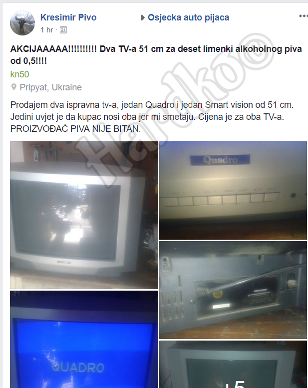 Muškarac nije uspio prodati stare televizore pa je smislio jednu posebnu ponudu