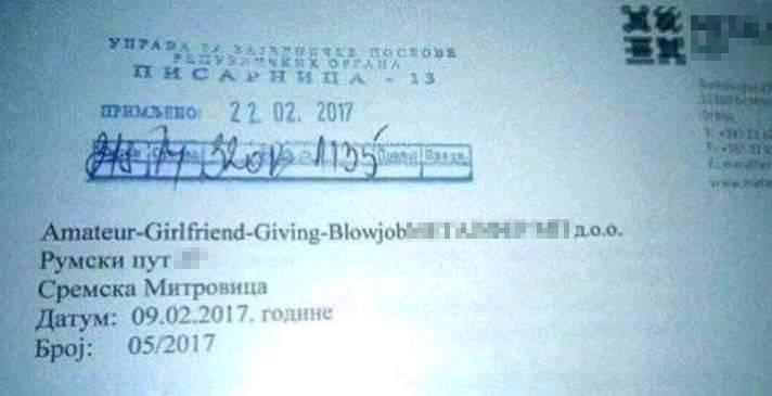 Srbin napravio gadnu grešku na službenom dokumentu, pogledajte što je pisalo kao ime tvrtke