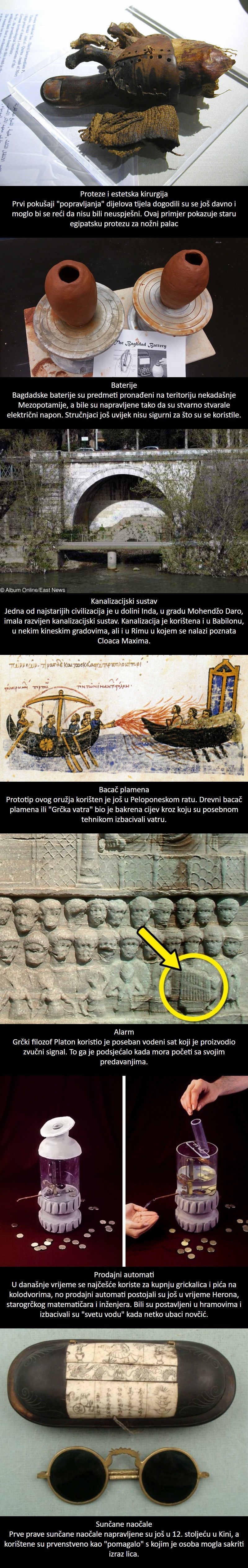 Iznenađujuće činjenice o 7 "modernih" stvari koje su još davno postojale