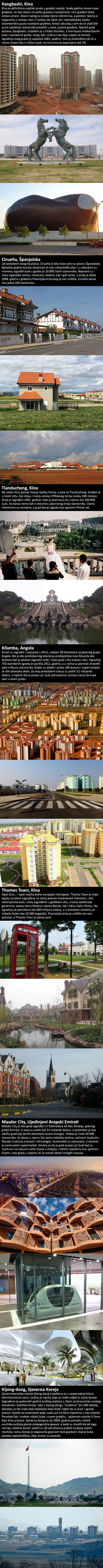 Ova posebna mjesta su postali gradovi duhova jer nitko u njima nije htio ili mogao živjeti