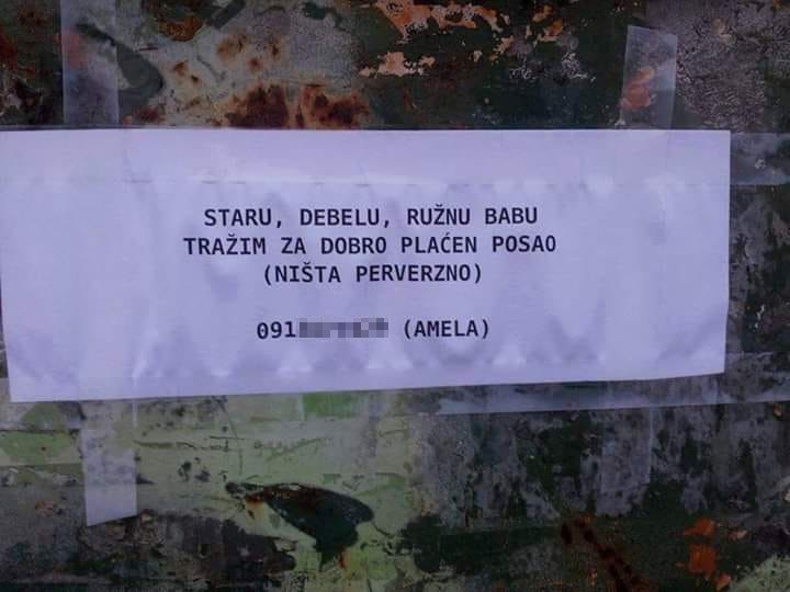 Netko nudi dobro plaćen posao, postoji samo jedan uvjet koji morate ispuniti