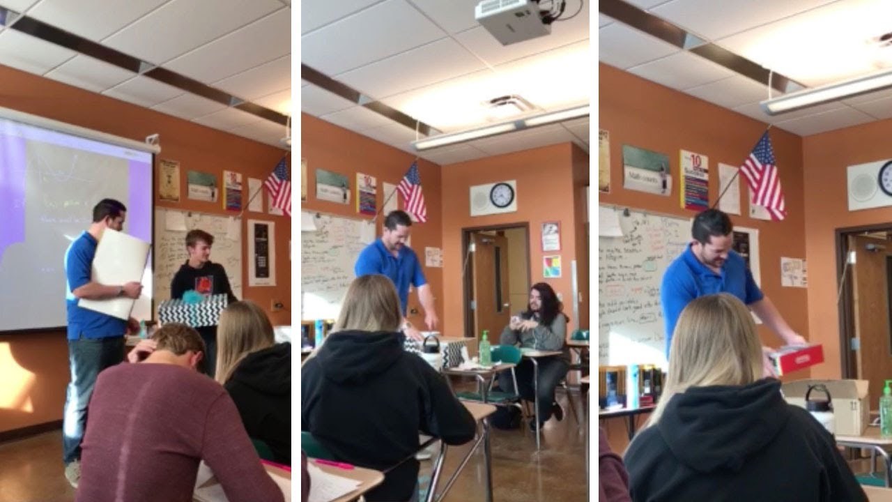 Razred je saznao za tužne vijesti o profesorovoj obitelji, skupili su novac i priredili mu iznenađenje