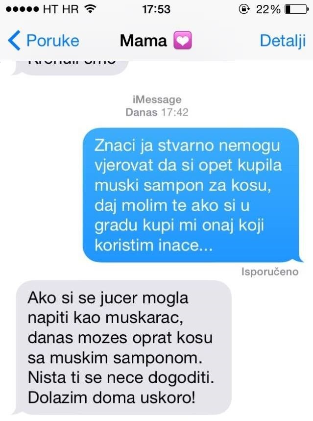 Napadala je mamu jer joj je kupila šampon za muškarce, a onda je dobila genijalan odgovor