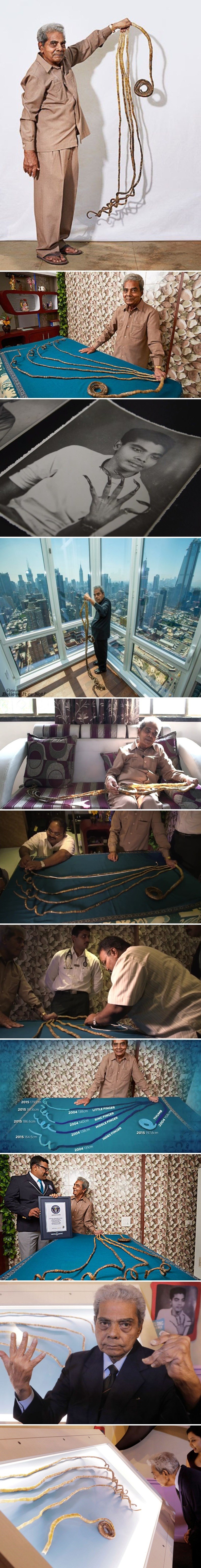 Čovjek s najdužim noktima ikad odlučio ih je skratiti nakon 66  godina, nećete vjerovati koliki su bili