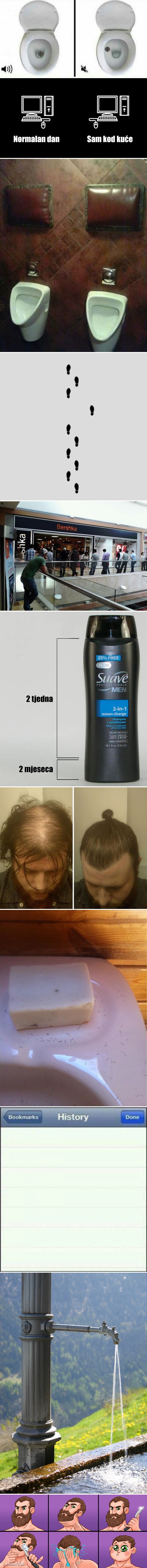 MUŠKE TAJNE I PROBLEMI Ovih 11 slika će uglavnom samo muškarci shvatiti