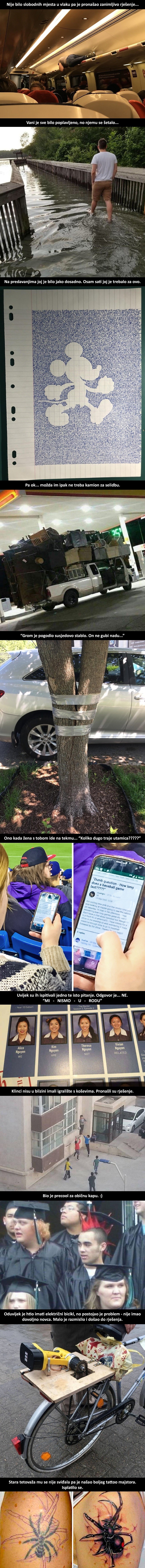 11 zanimljivih slika ljudi koji su se odlično snašli i svoje probleme riješili na originalan način