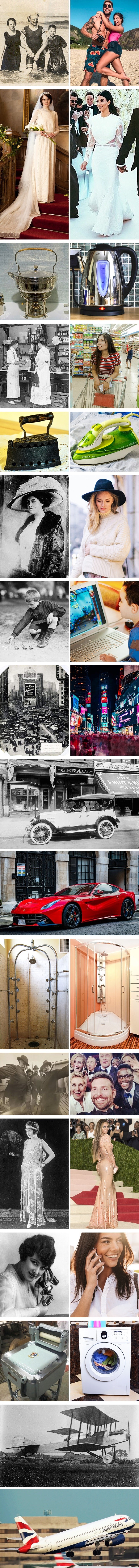 Zanimljive usporedbe koje će vam pokazati koliko se svijet promijenio u zadnjih 100 godina