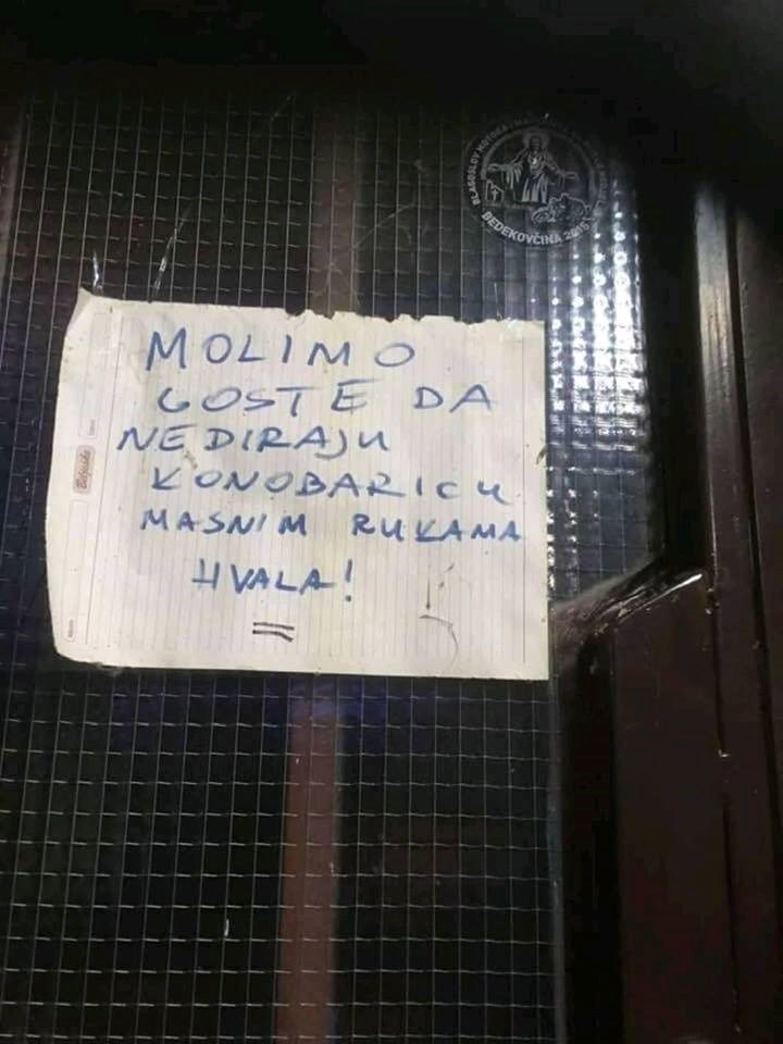 Goste je na ulazu u restoran dočekala neobična zamolba