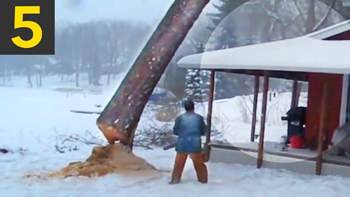 VIDEO 13 najglupljih primjera ljudi koji nisu dobro isplanirali rušenje stabala