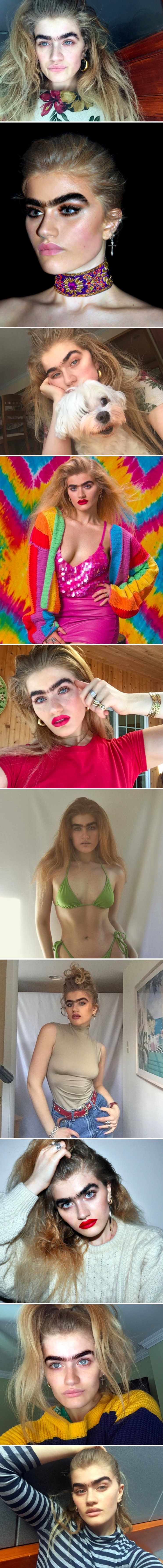 Manekenka s čupavim i spojenim obrvama objasnila je zbog čega tako izgleda i kako reagira na tuđe komentare