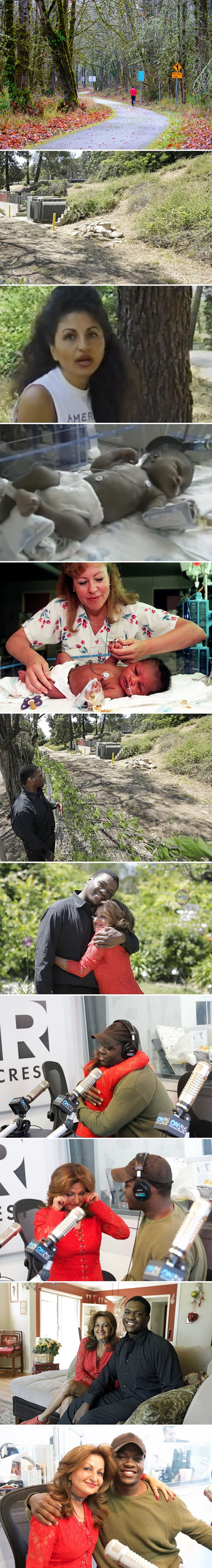 Žena je u šumi pronašla zakopanu bebu, 20 godina nakon toga, ponovno su se vidjeli