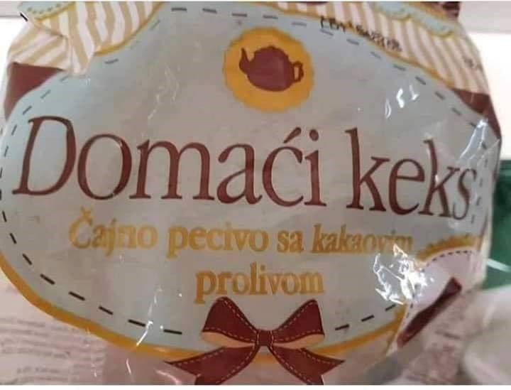 Kupcima ovaj keks ne izgleda toliko dobro kada primijete što zapravo piše na omotu