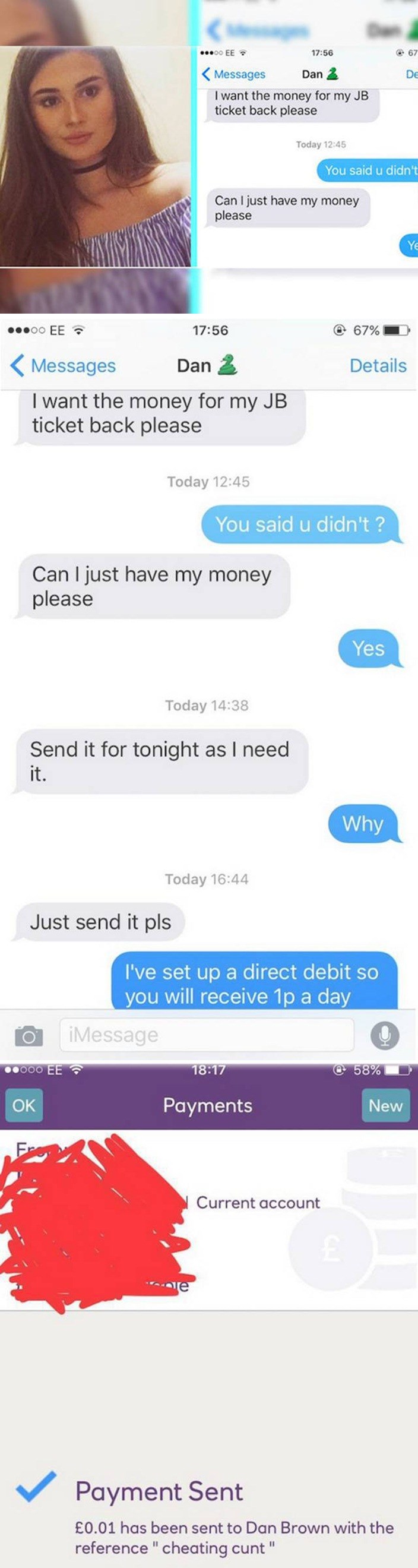 Bivši koji ju je prevario i ostavio tražio je da mu vrati novac, ona mu se osvetila na brutalan način