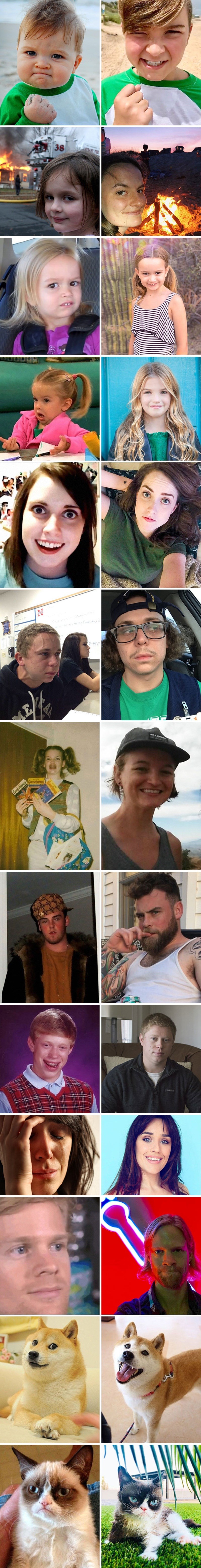 Evo kako danas izgledaju ljudi i životinje s poznatih internetskih memeova