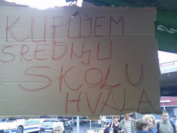 HITNO MU TREBA DIPLOMA Pogledajte gdje je netko htio "kupiti srednju školu"