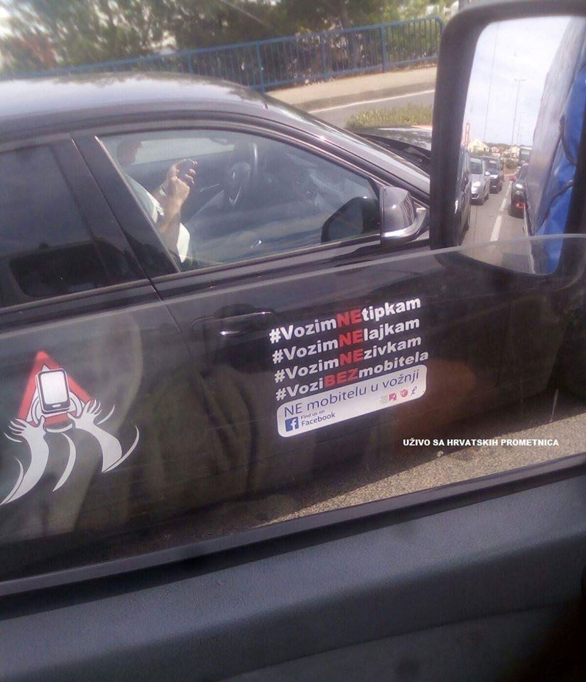 UŽIVO S HRVATSKIH CESTA Ima li natpis na njegovom automobilu smisla nakon ove fotografije? 