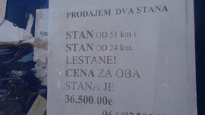 Netko iz Srbije prodaje dva najveća stana ikad, a cijena je i više nego povoljna