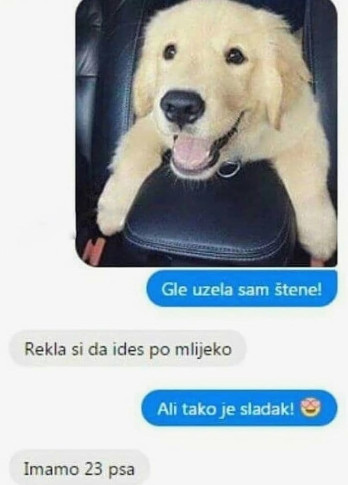 Žena mu je otišla u kupovinu, na povratku mu je poslala poruku kakvu nije očekivao