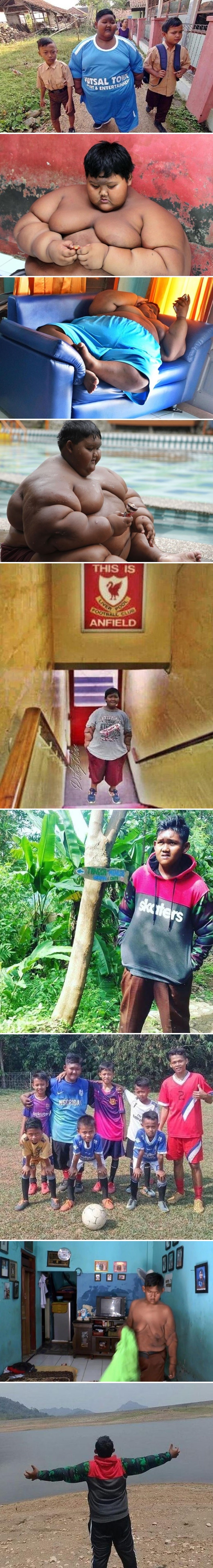 Dječak je bio poznat kao najdeblje dijete u svojoj državi, zadnjih godina se skroz promijenio