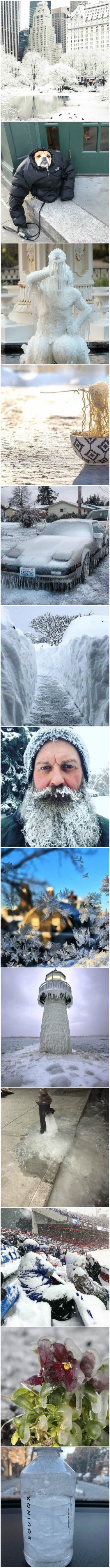 U Sjevernoj Americi vladaju takvi vremenski uvjeti koji se ne viđaju svaki dan