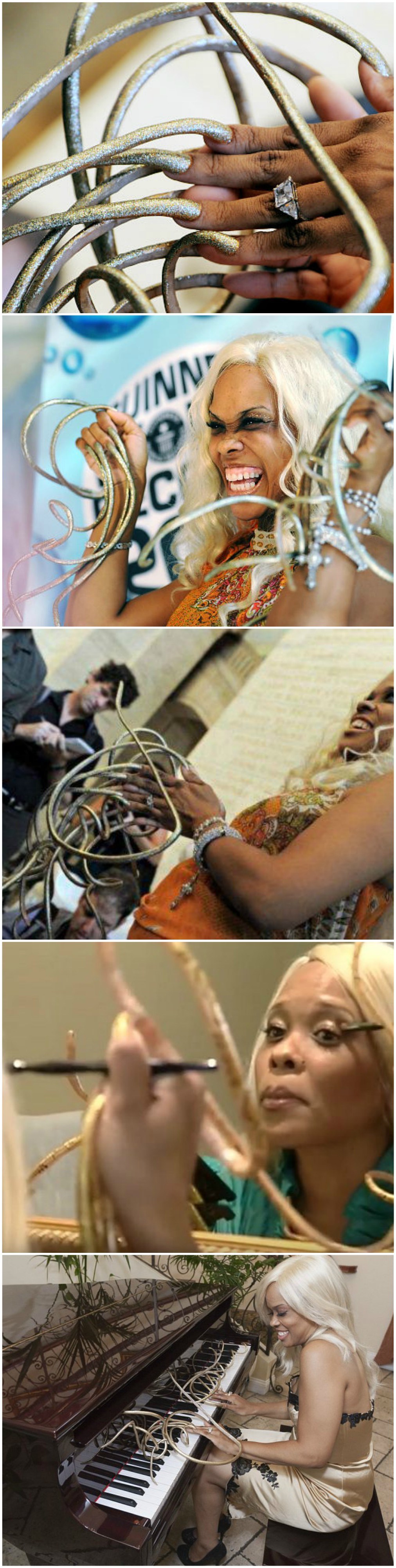 Žena nije sjekla nokte 19 godina - ovo je rezultat