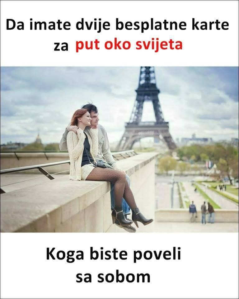 Koga biste poveli na put oko svijeta?