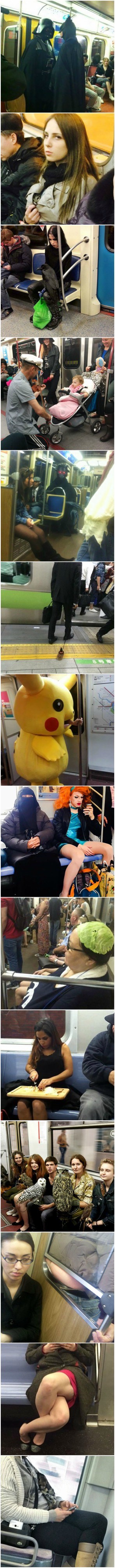 Ovo su najčudnije fotografije koje su uhvatili ljudi vozeći se javnim prijevozom