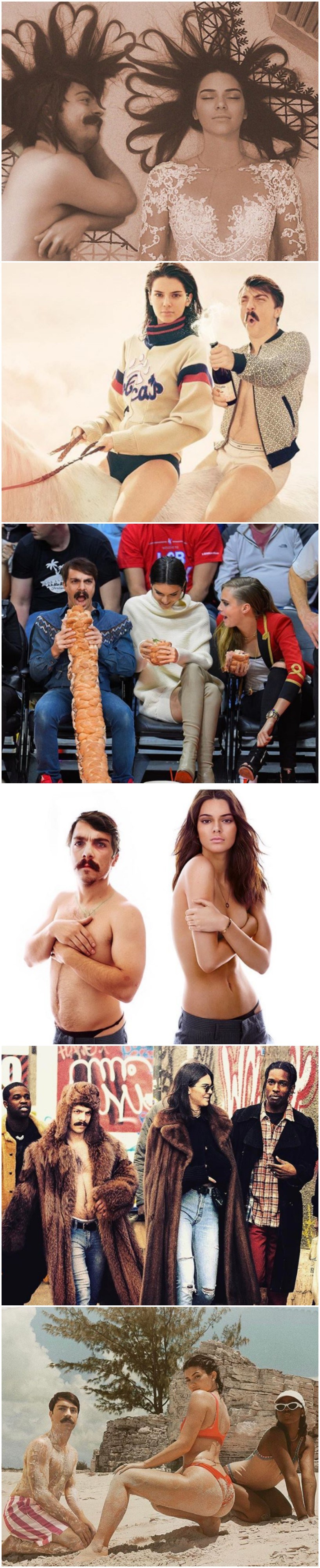 Frajer se besramno fotošopirao pored Kendall Jenner i sada nasmijava cijeli svijet