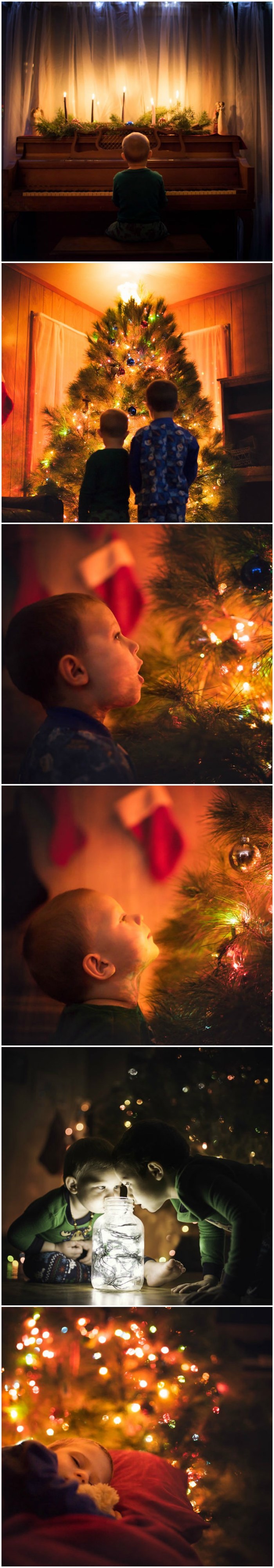 Ovakve božićne fotografije imaju djeca kojima je tata fotograf