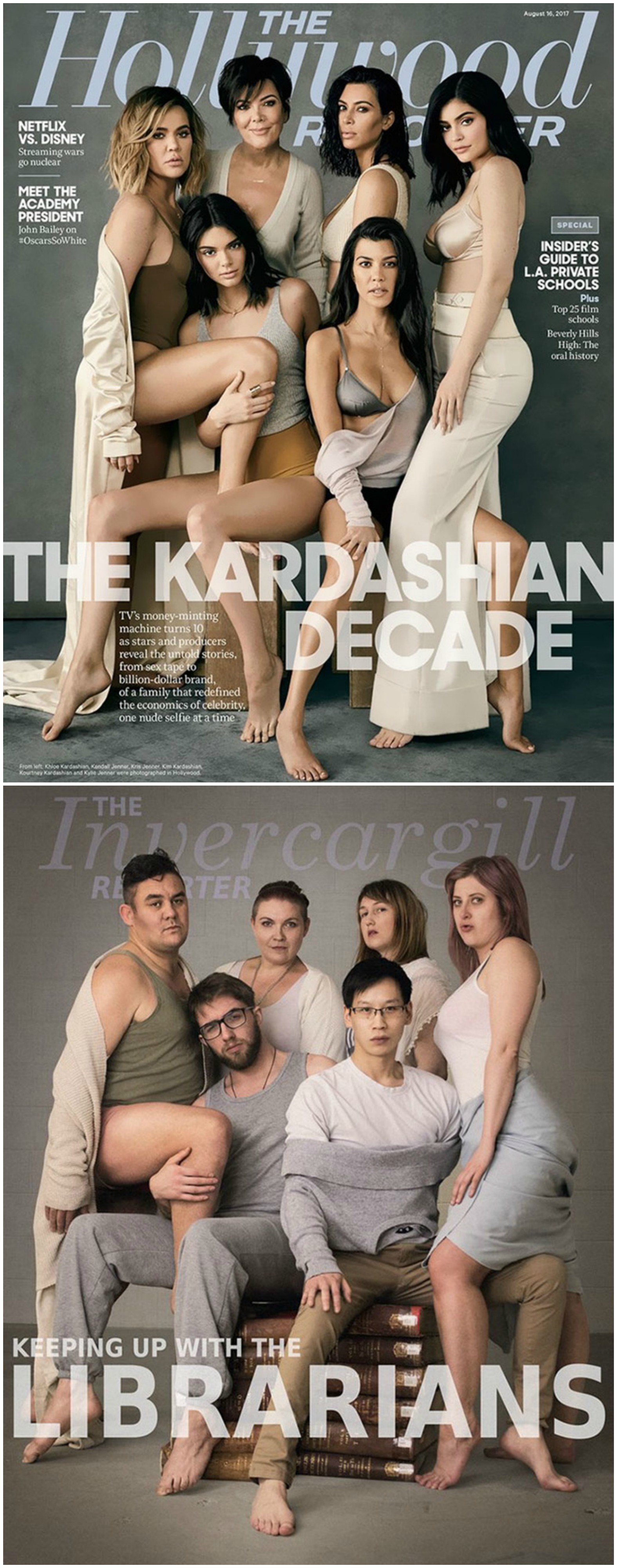 Ovi knjižničari htjeli su snimiti slične fotografije poput slavne obitelji, a ispalo je još bolje