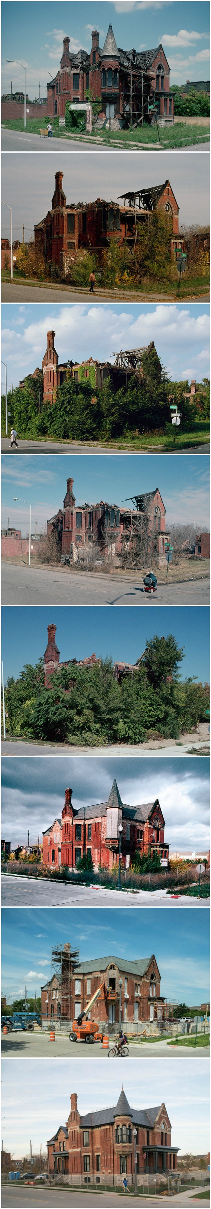 Čovjek godinama fotografira istu zgradu i dokumentira njeno propadanje