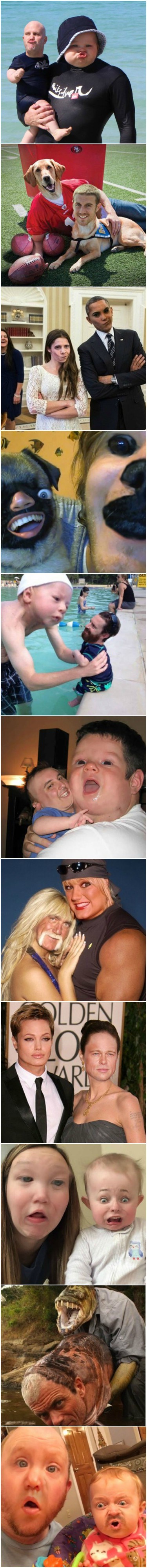 Nekoliko primjera kada aplikacija za mijenjanje lica nije dala najbolje rezultate