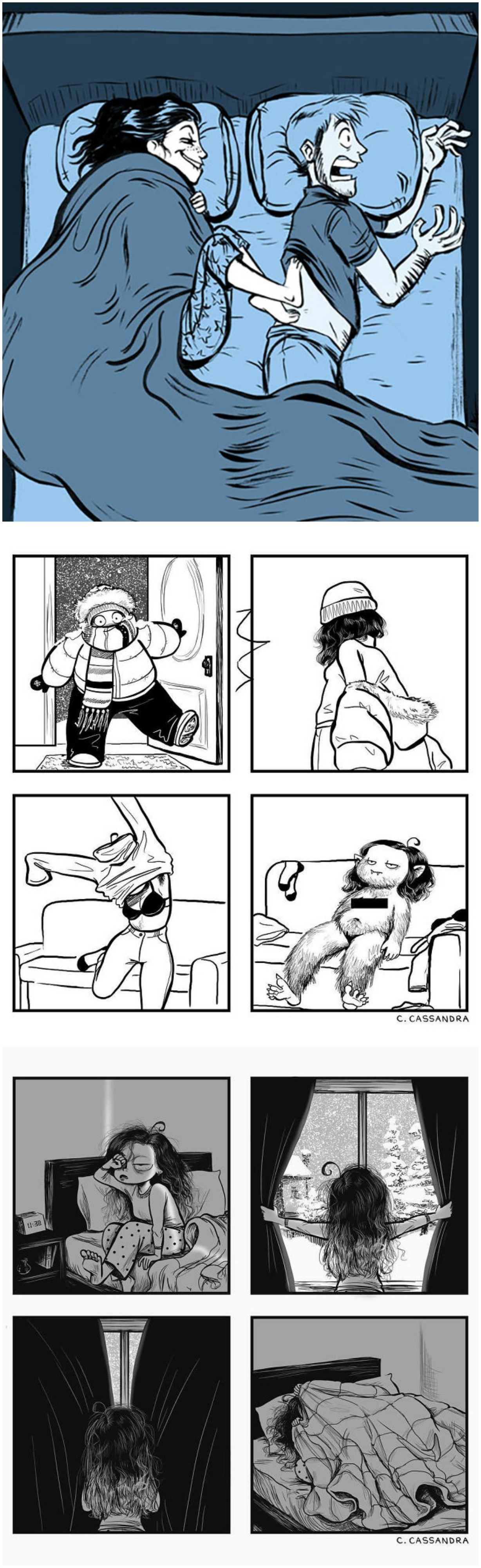 Ovo su stripovi o zimi s kojima se svatko može poistovjetiti