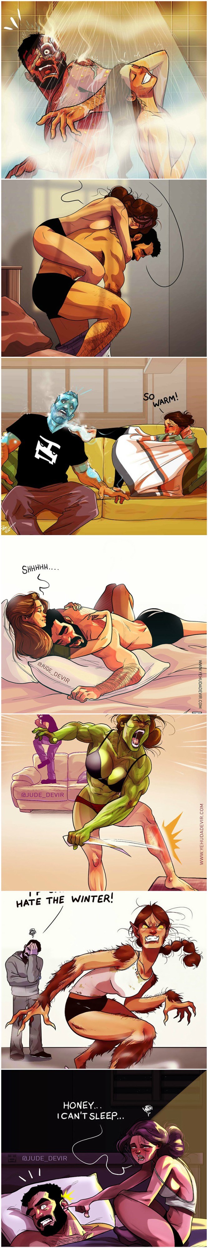 Umjetnik ilustrirao kako mu izgleda život otkad se oženio