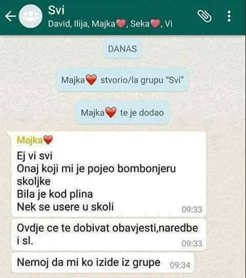 Mama se naljutila i poslala svima opasnu poruku