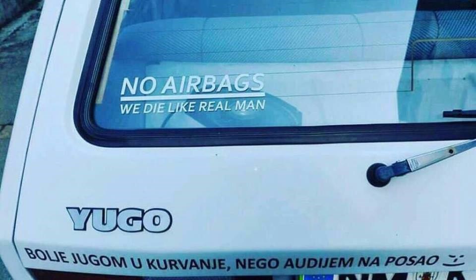 Pravi muškarci ne trebaju zračne jastuke