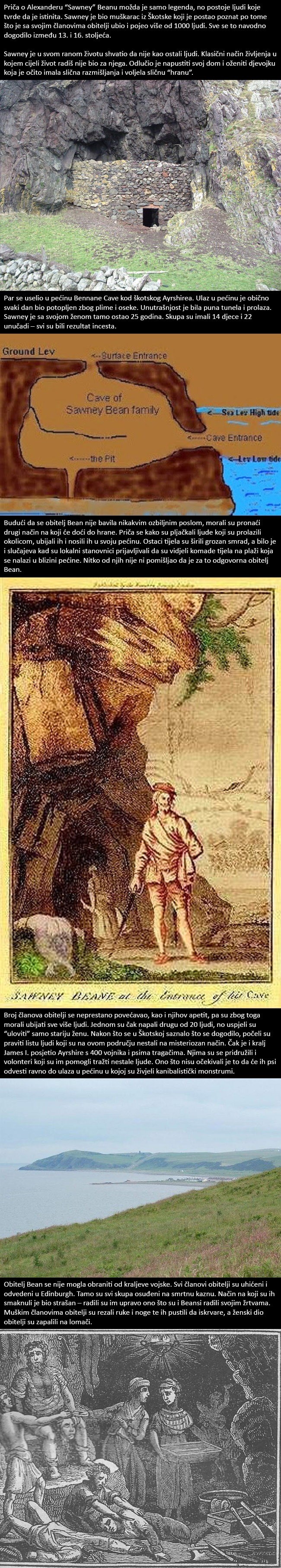 Jeziva priča o 48-članoj obitelji koja je živjela u pećini i pojela više od 1000 ljudi