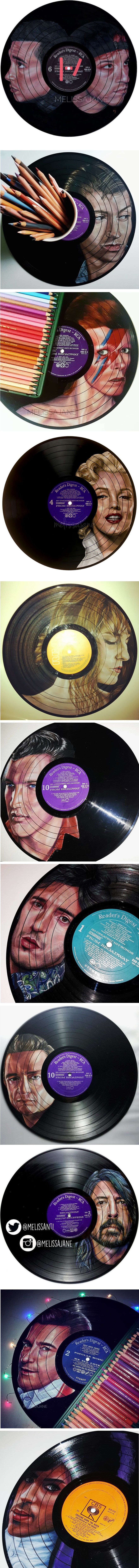 Na starim pločama crta portrete poznatih i slavnih, rezultat će vas očarati