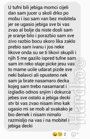 Tinejdžer iz Osijeka opisao potpuni kaos od svoje večeri od koje ćete se zgroziti